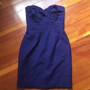 Blue strapless small Aryn k great condition, size small, playful yet classic